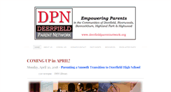 Desktop Screenshot of deerfieldparentnetwork.org